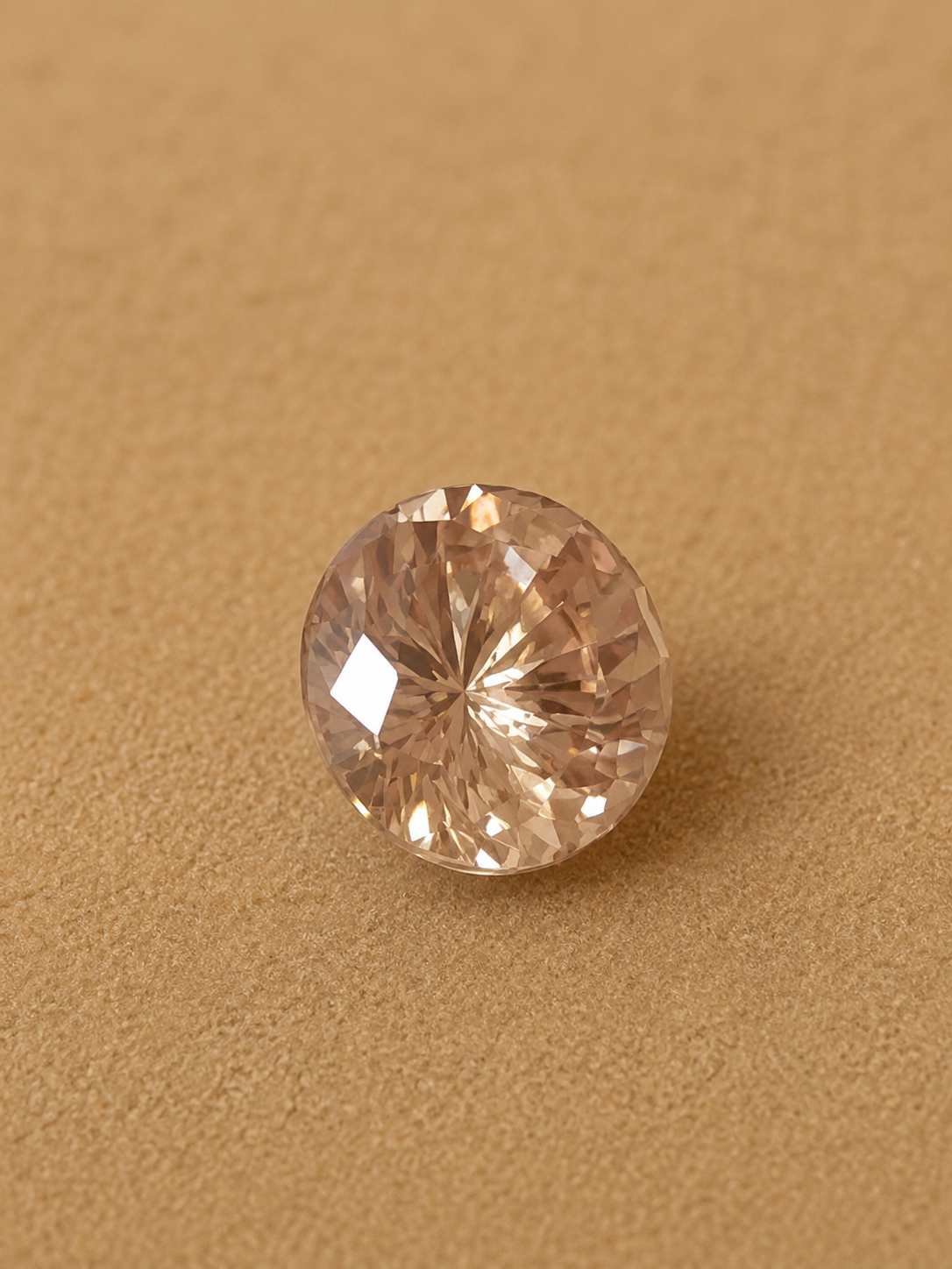 Natural Champagne Zircon Loose Gemstone – 6.15 CT
