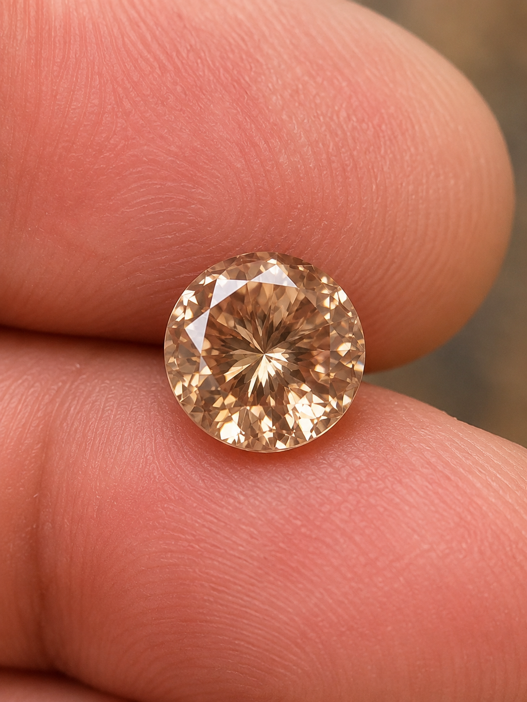 Natural Champagne Zircon Loose Gemstone – 6.15 CT - Image 2