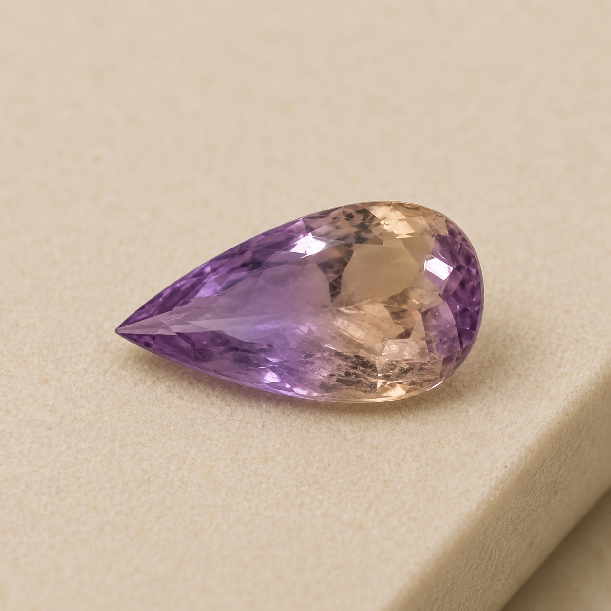 Natural Ametrine Gemstone – Pear Mixed Cut | 4.85 Carat - Image 4