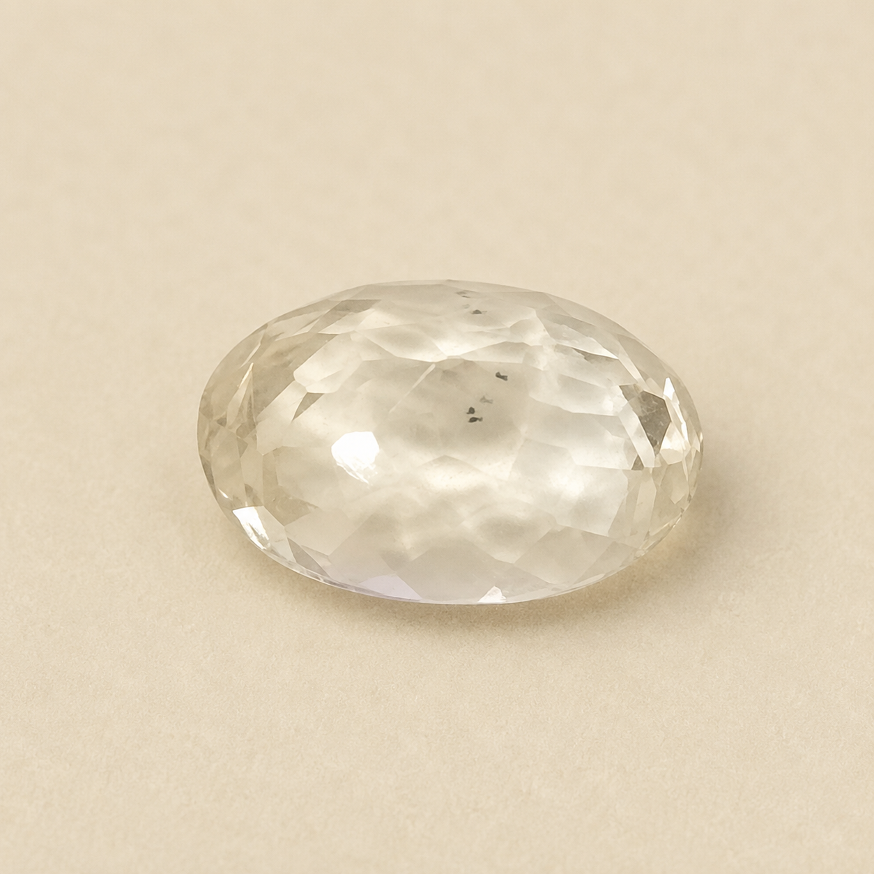 Natural Certified Citrine Gemstone – Oval Mixed Cut | 6.07 Carat Light Yellow Quartz - Image 6