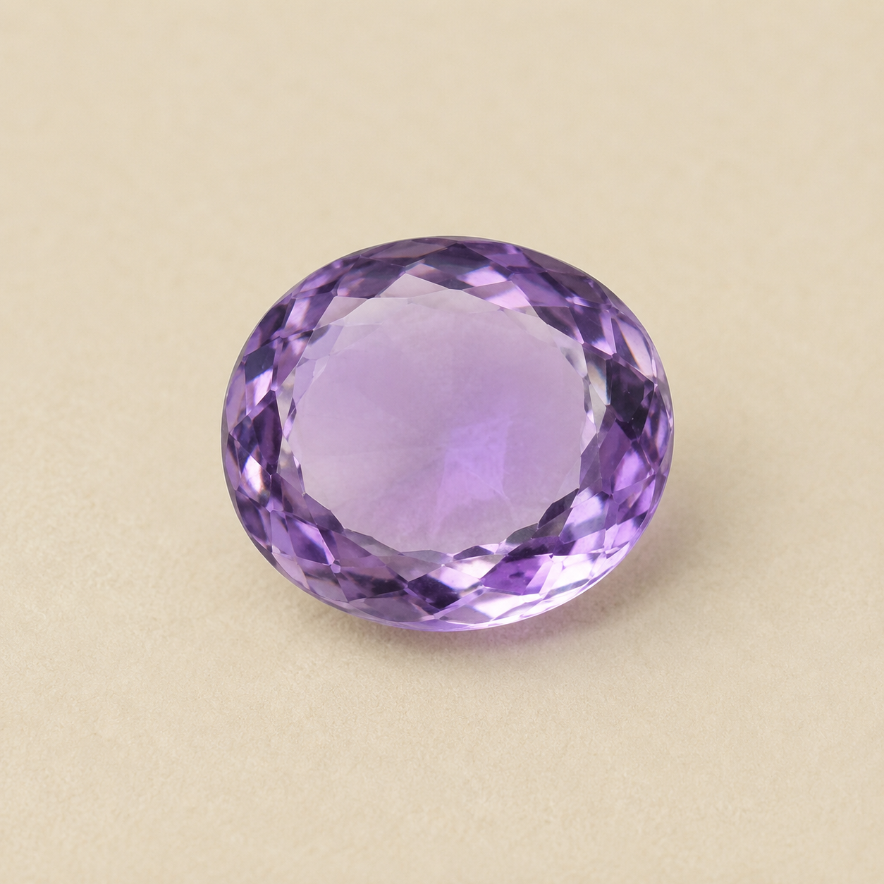 Natural Amethyst Gemstone – 5.84 Carat Oval Mixed Cut Certified Purple Quartz - Image 6