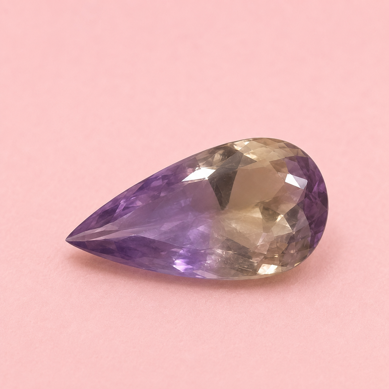 Natural Ametrine Gemstone – Pear Mixed Cut | 4.85 Carat - Image 2