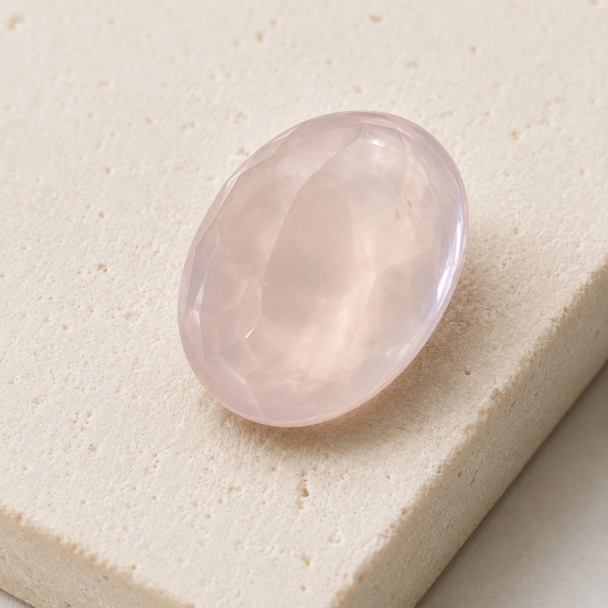 Natural Rose Quartz Gemstone (Loose Certified Stone) - Image 3