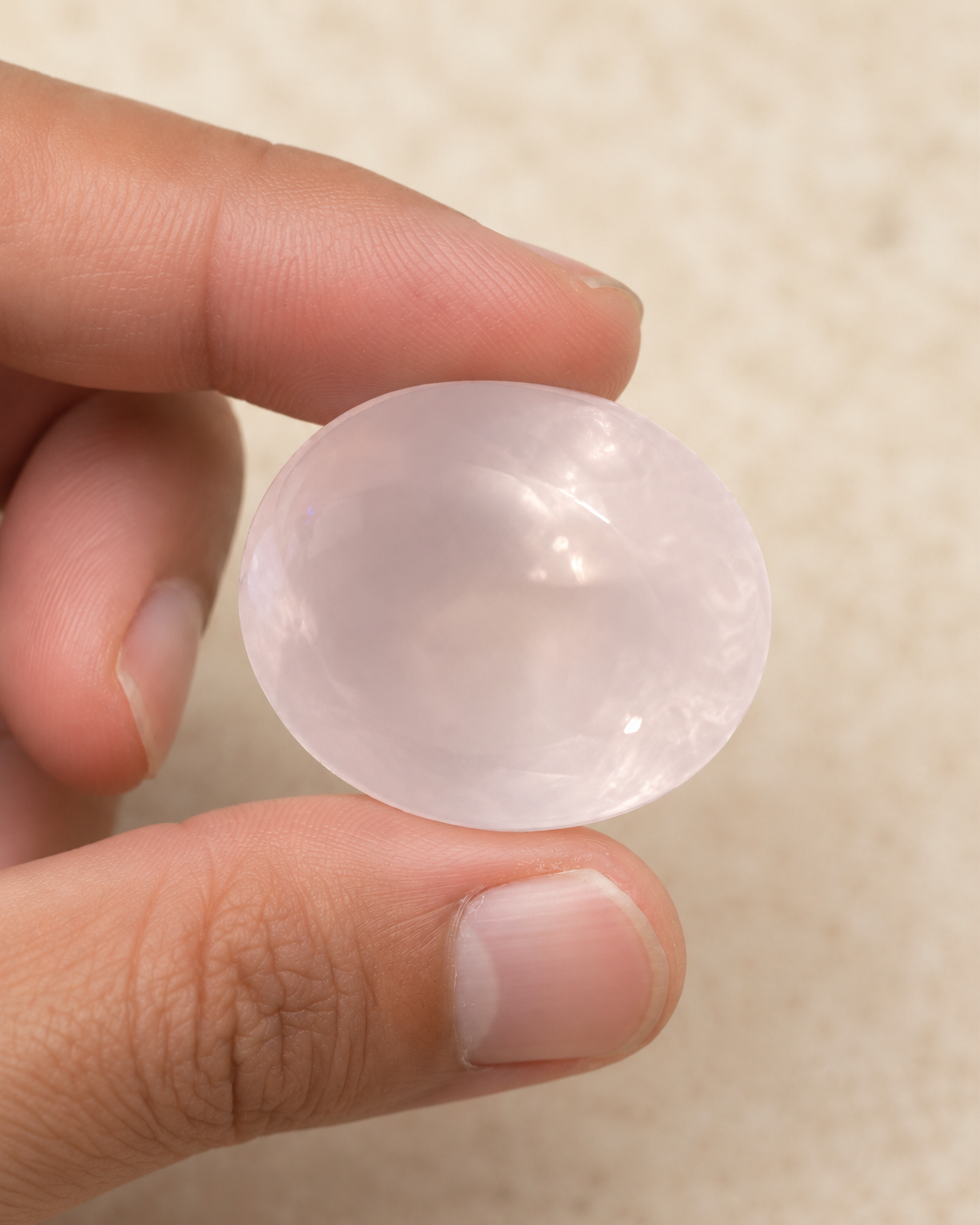 Natural Rose Quartz Gemstone (Loose Certified Stone) - Image 7