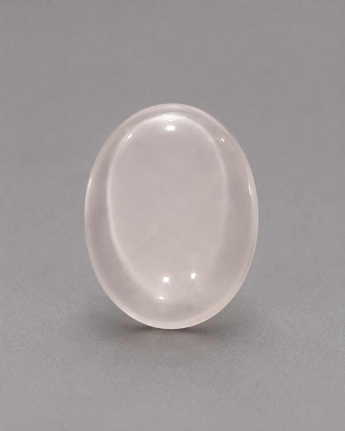 Natural Rose Quartz Gemstone – 27.85 Carat Oval Cabochon