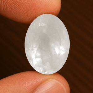 Natural Aquamarine Gemstone – 8.08 Carat Oval Mixed Cut
