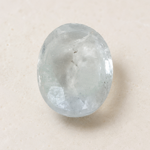 Natural Aquamarine Gemstone – 6.07 Carat Oval Mixed Cut