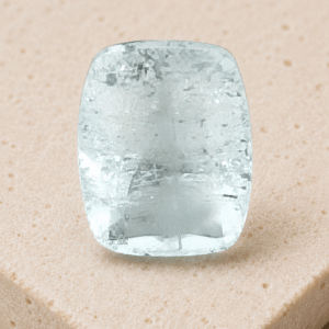Natural Aquamarine Gemstone – 5.420 Carat Cushion Cut (Certified)