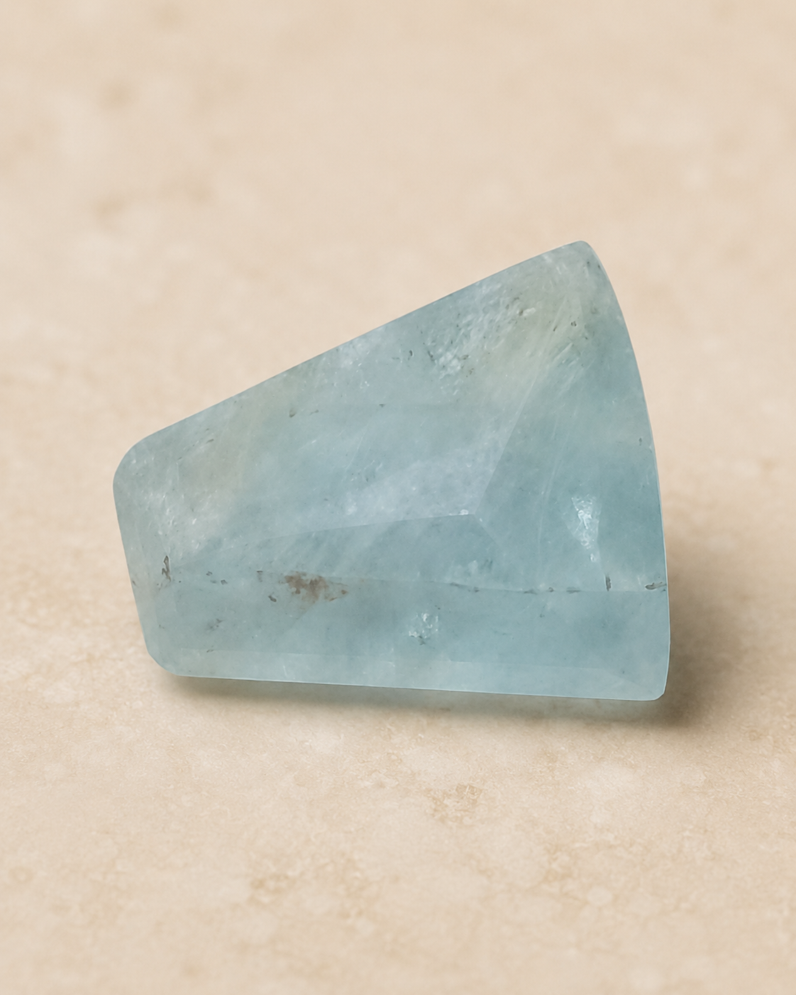 Natural Aquamarine Gemstone – 17.97 Carat Fancy Cut (Certified) - Image 5