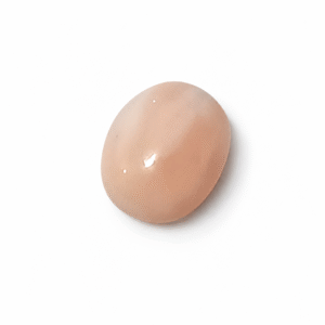 Natural White Coral (Safed Moonga) Gemstone – Certified Oval Cabochon | Loose Healing & Astrological Stone