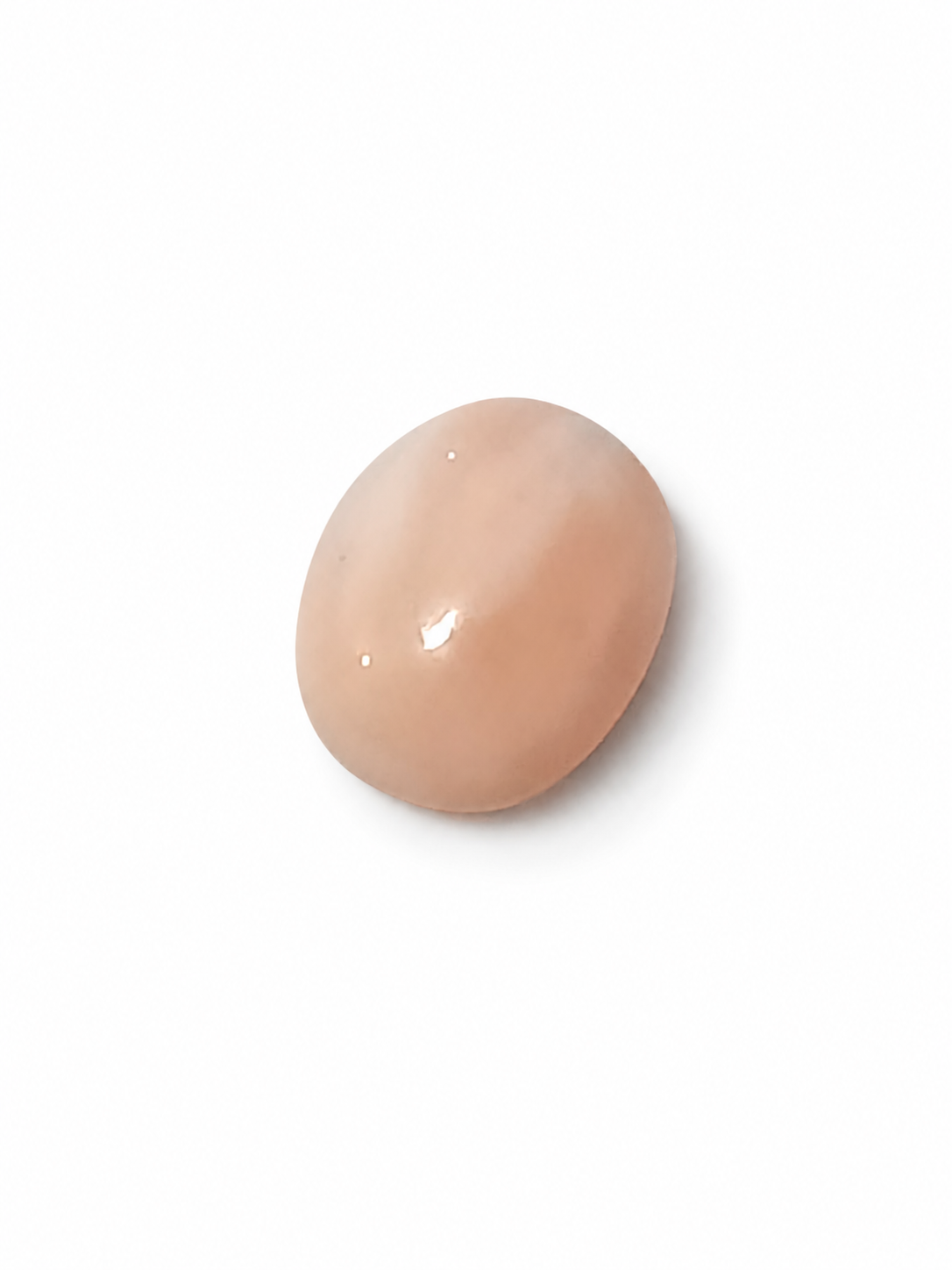 Natural White Coral (Safed Moonga) Gemstone – Certified Oval Cabochon | Loose Healing & Astrological Stone