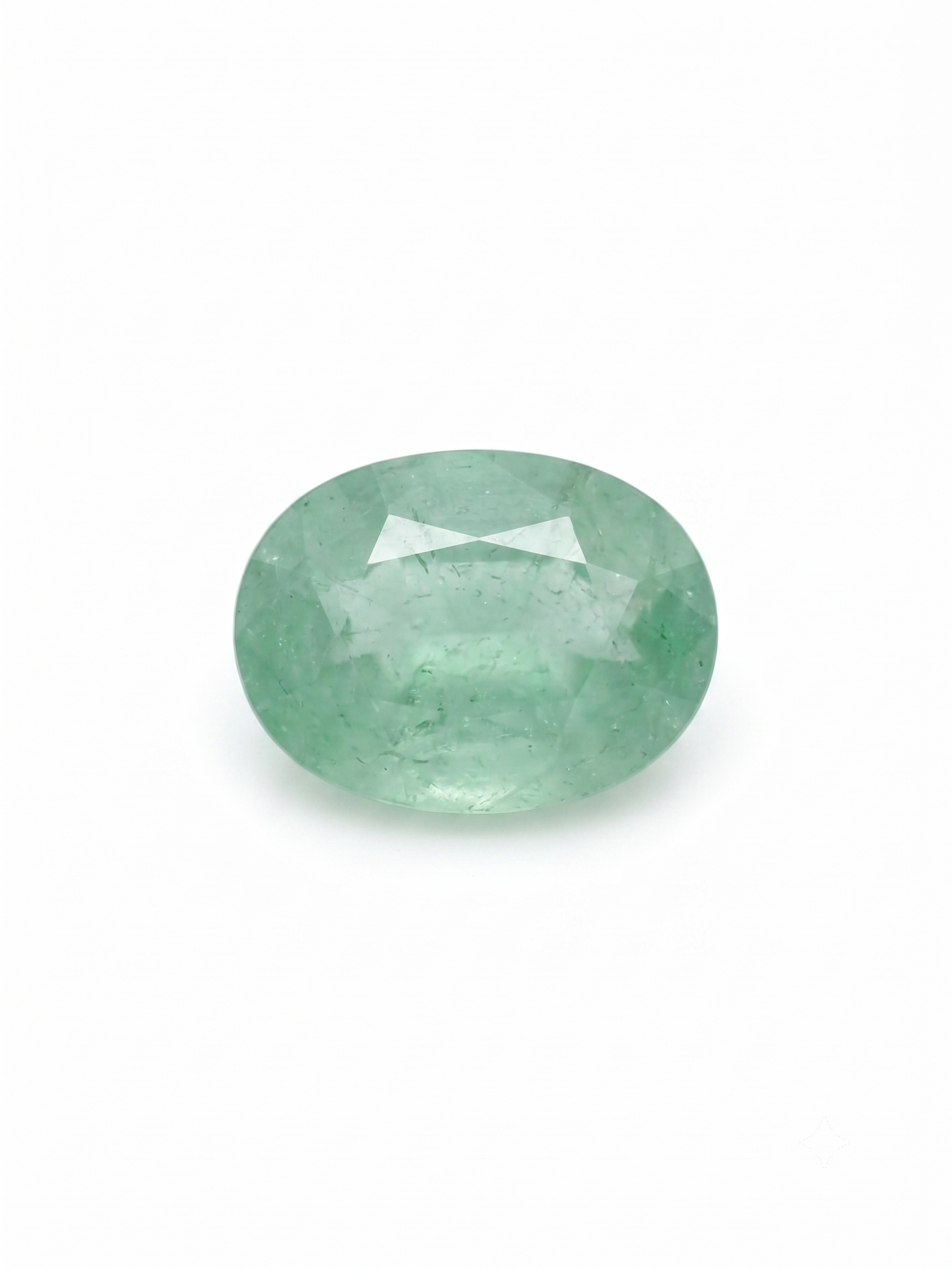 Natural Emerald (Panna) – Oval Mixed Cut Loose Gemstone (6.50 Cts) - Image 3