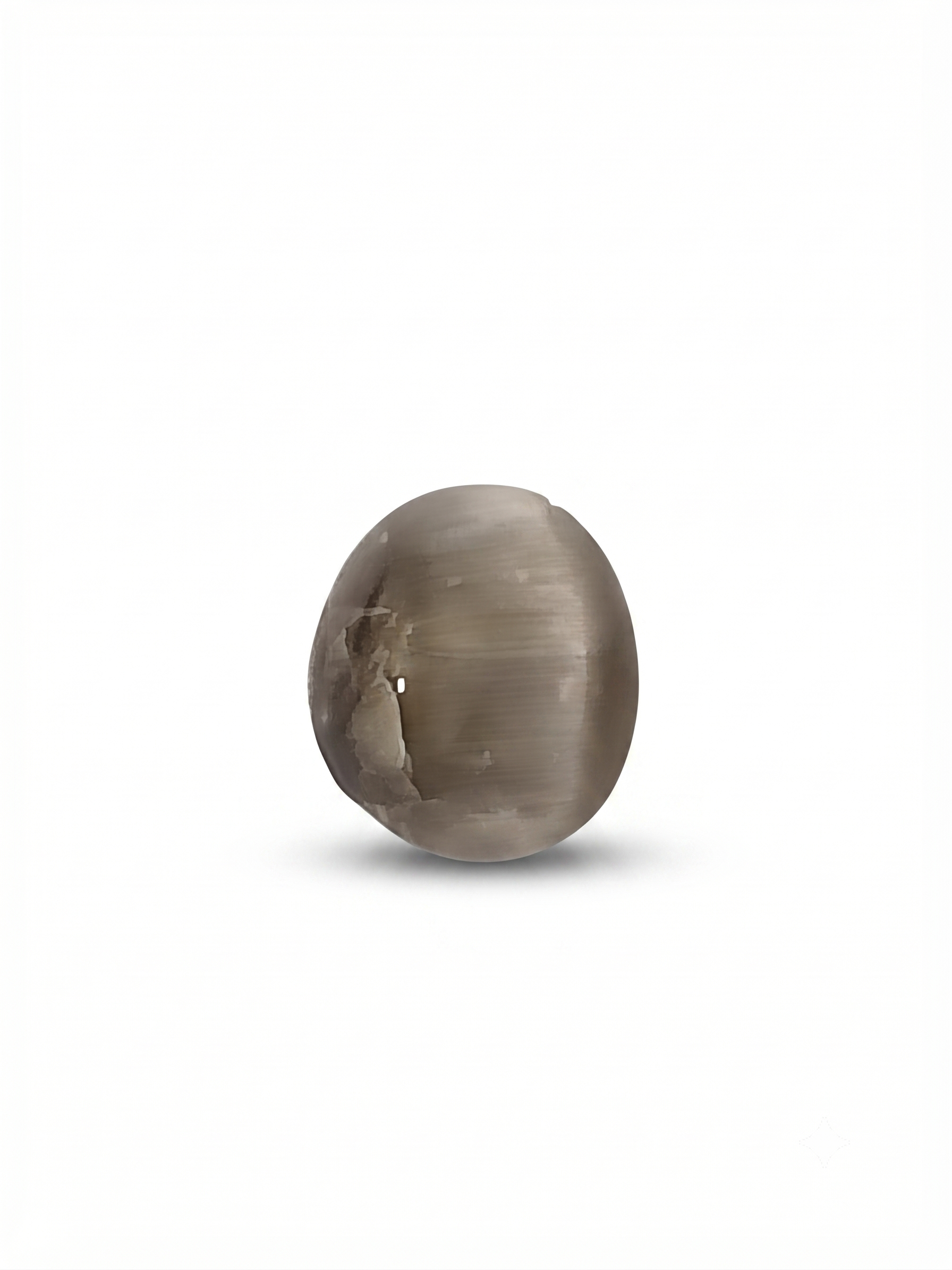 Natural Cat's Eye (Quartz) Gemstone – 5.69 Carats | Certified Greyish Black Cat's Eye - Image 4
