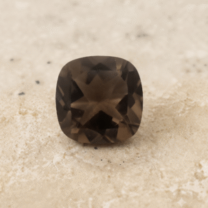 Natural Smoky Quartz Gemstone – 6.20 Ct Cushion Mix Cut