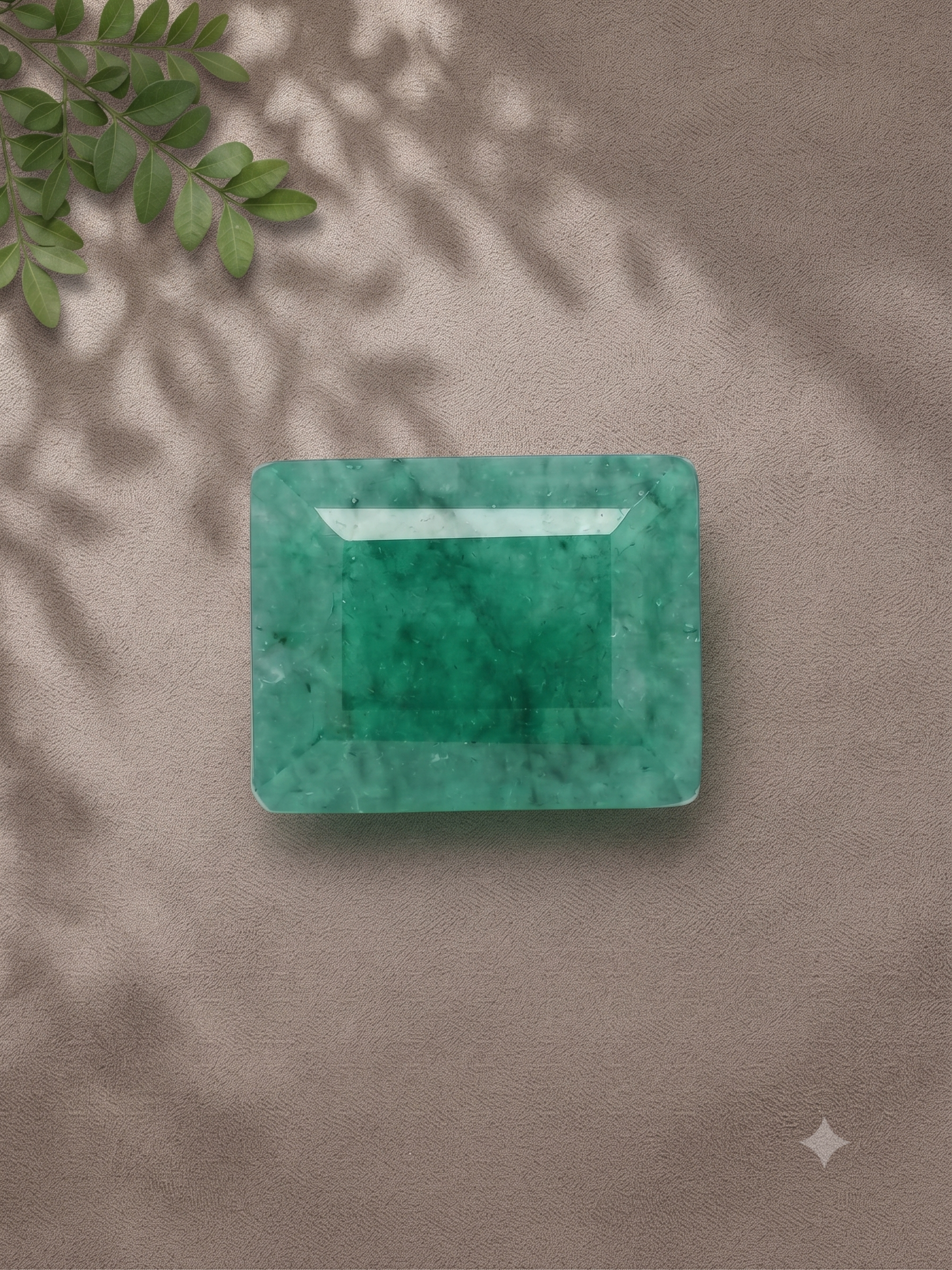 Natural Emerald (Panna) – Rectangular Step Cut Loose Gemstone (3.62 Cts) - Image 4
