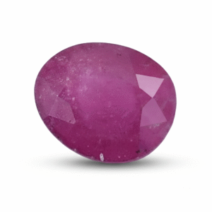 Certified Natural Ruby (Manik) – 4.16 Carat Oval Mixed Cut Gemstone