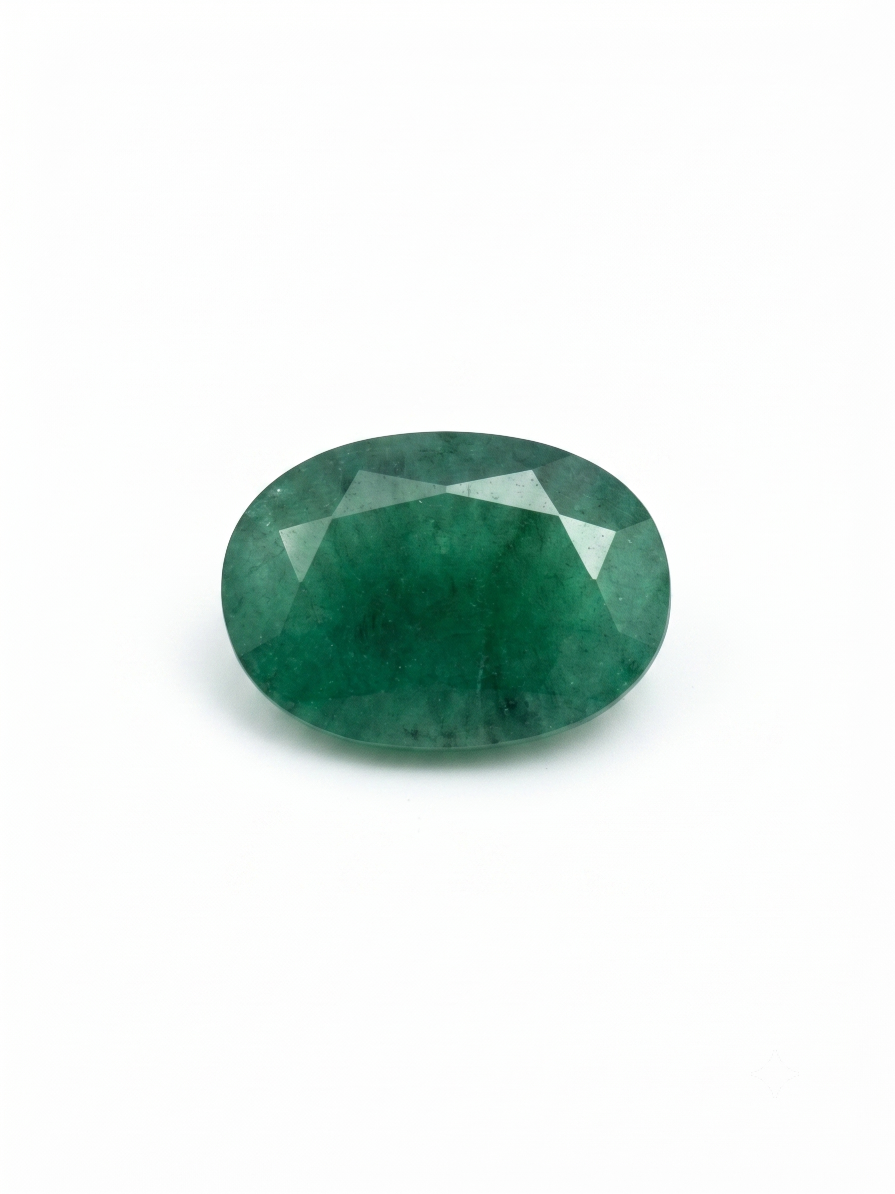 Natural Emerald (Panna) – 5.90 Carat IGI Certified Oval Mixed Cut Green Emerald - Image 3