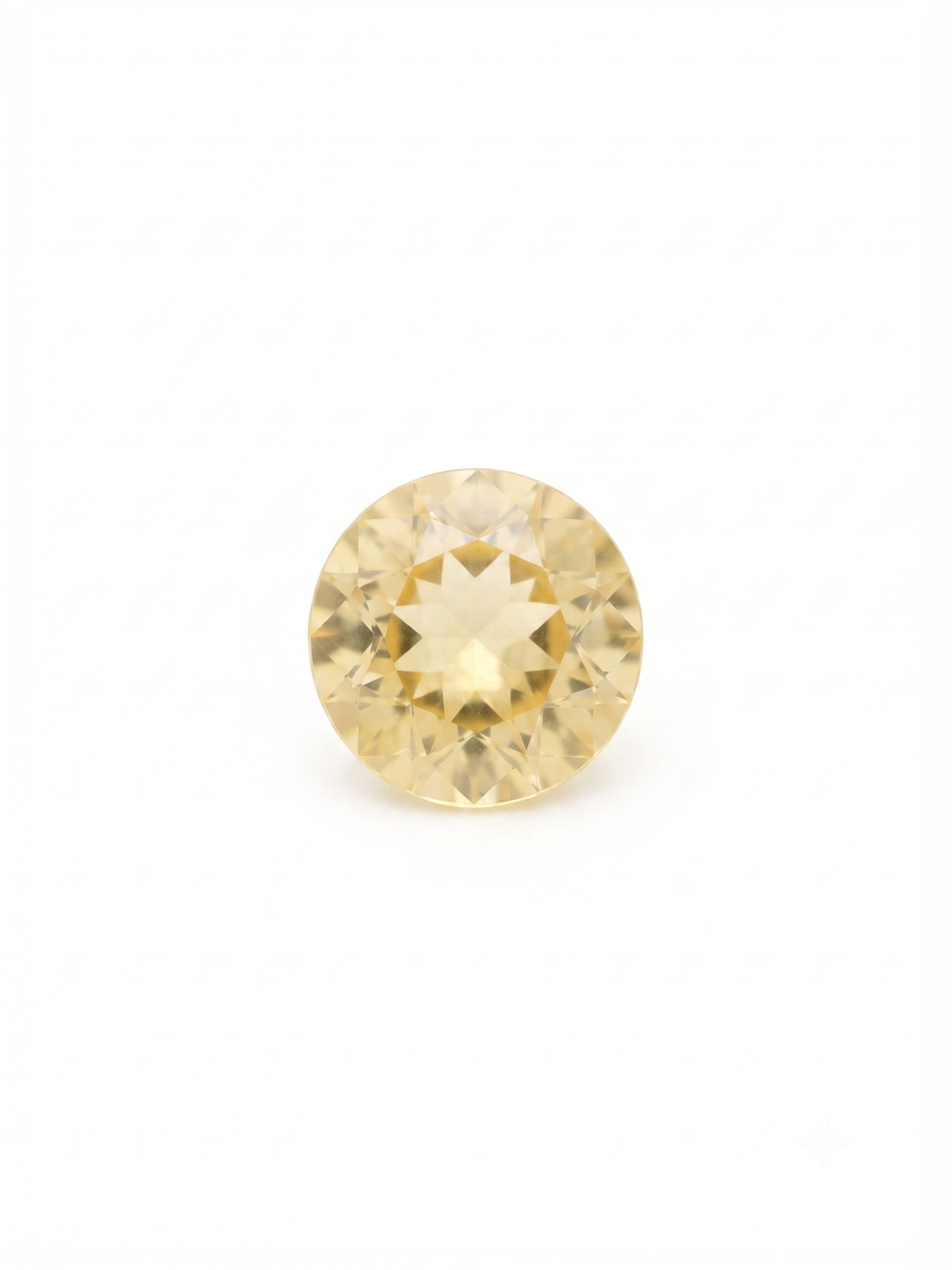 Natural Citrine Quartz Certified Gemstone – 4.85 Carat Round Brilliant Cut - Image 5