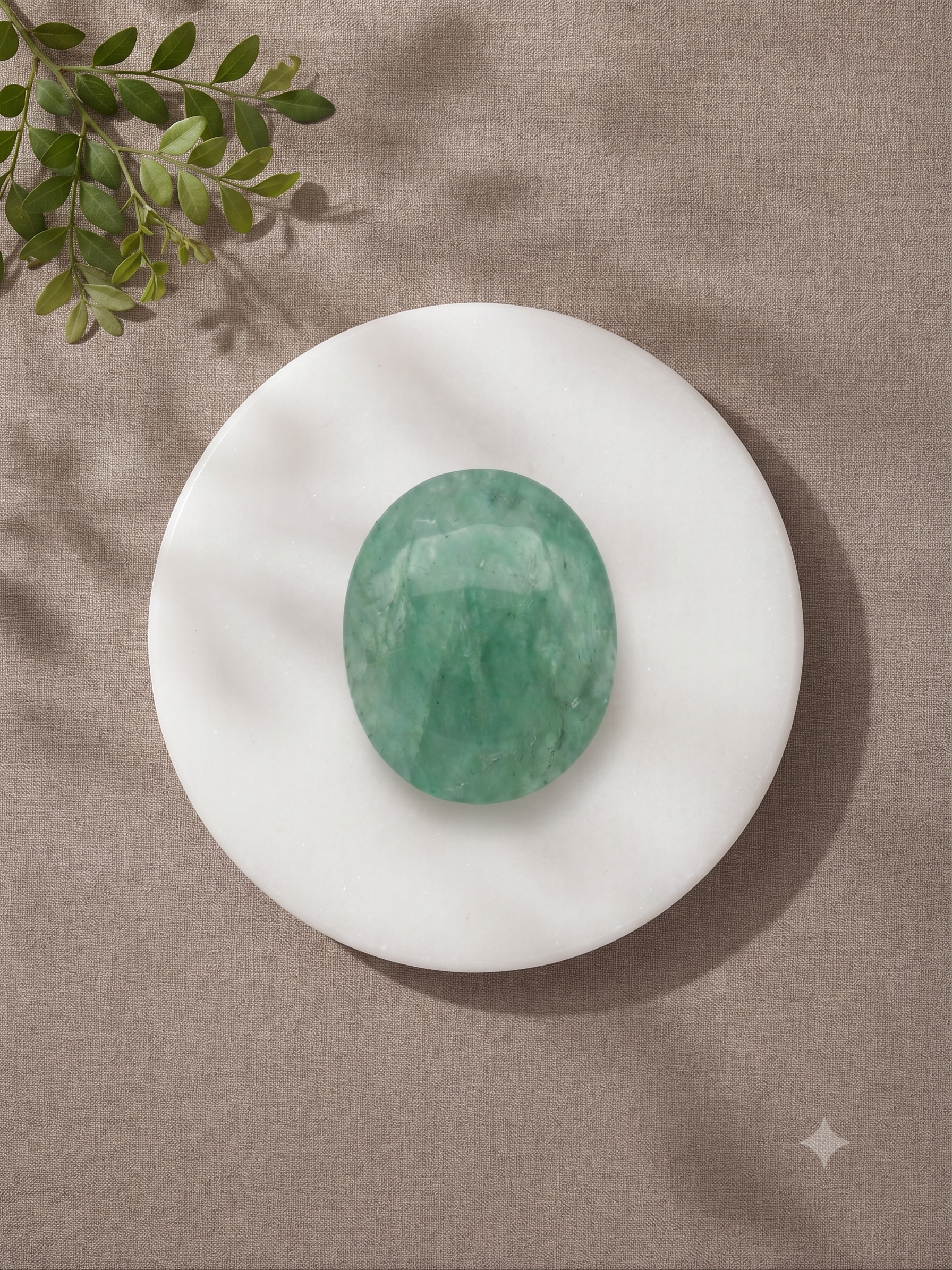 Natural Emerald (Panna) – Oval Mixed Cut Loose Gemstone (6.50 Cts) - Image 6