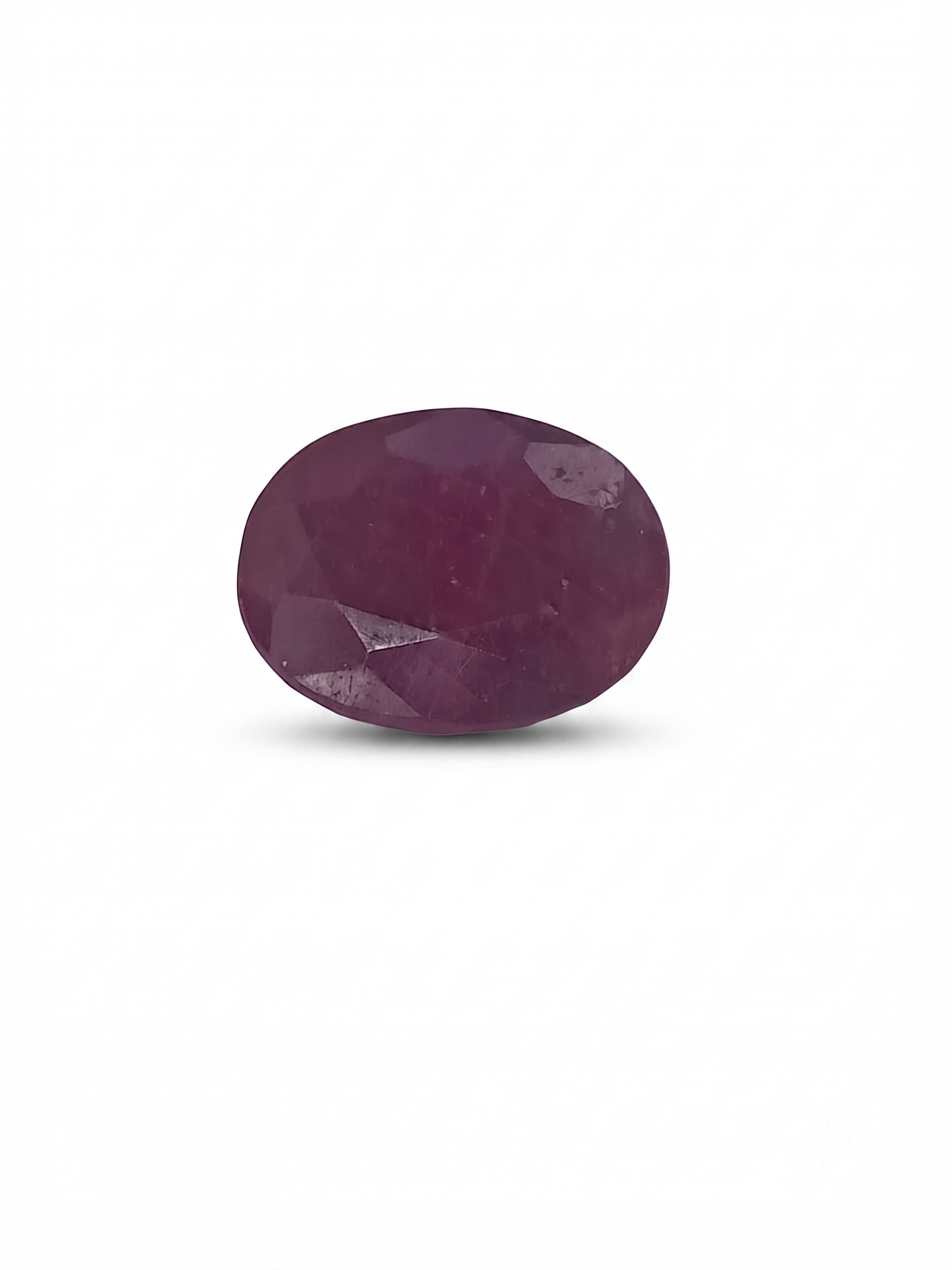 Premium 16.92 Cts Certified Natural Ruby (Manik) Oval Mixed Cut - Image 3