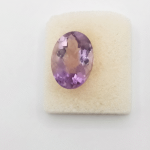 Certified Natural Amethyst (Jamunia) – 5.51 Carat Oval Facetted Gemstone