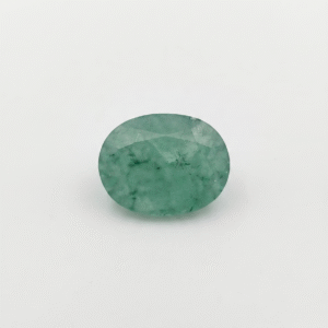 Natural Emerald (Panna) Gemstone – 4.32 Carat Certified Oval Mixed Cut Green Emerald