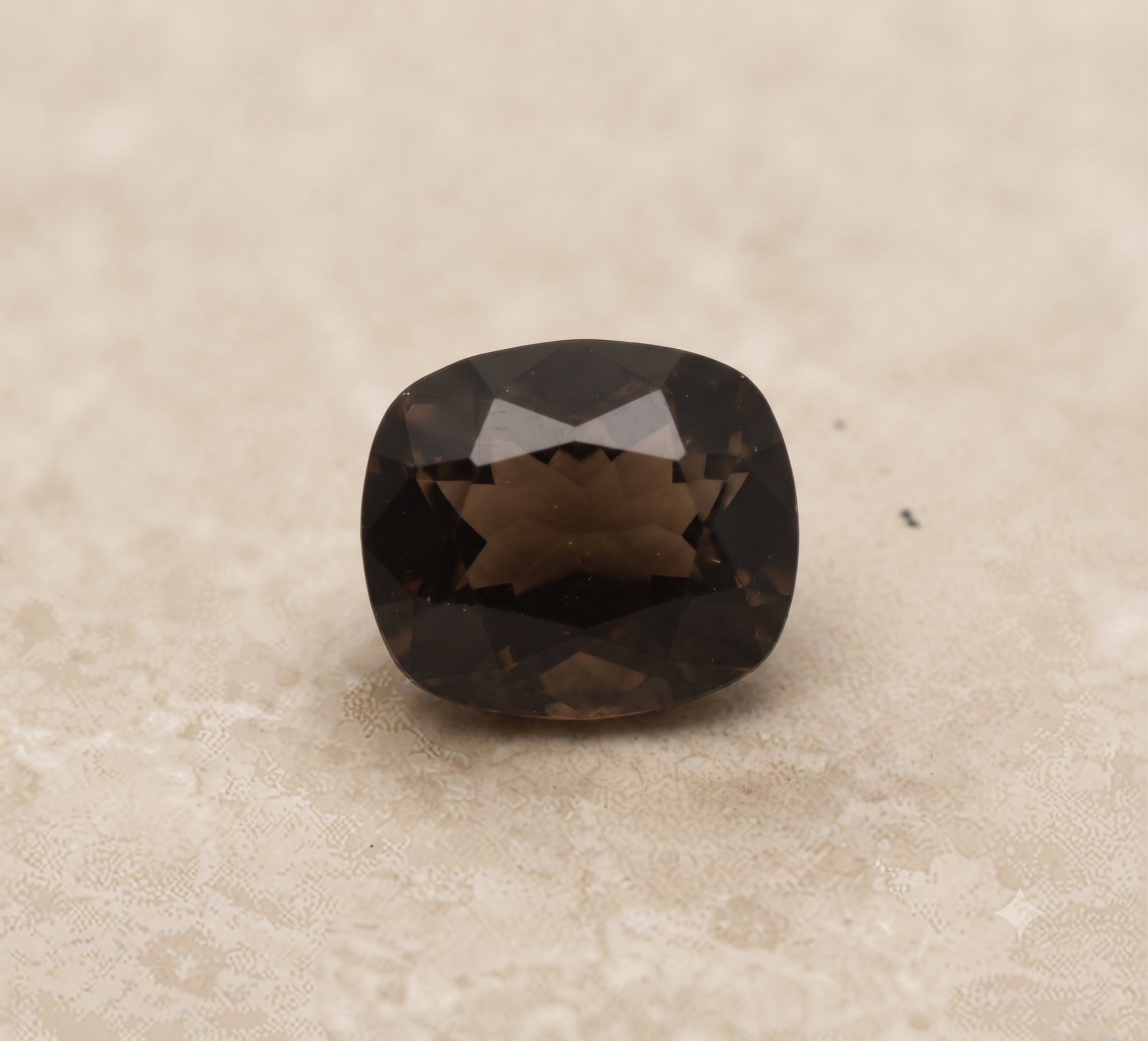 Natural Smoky Quartz Gemstone – 6.20 Ct Cushion Mix Cut - Image 4