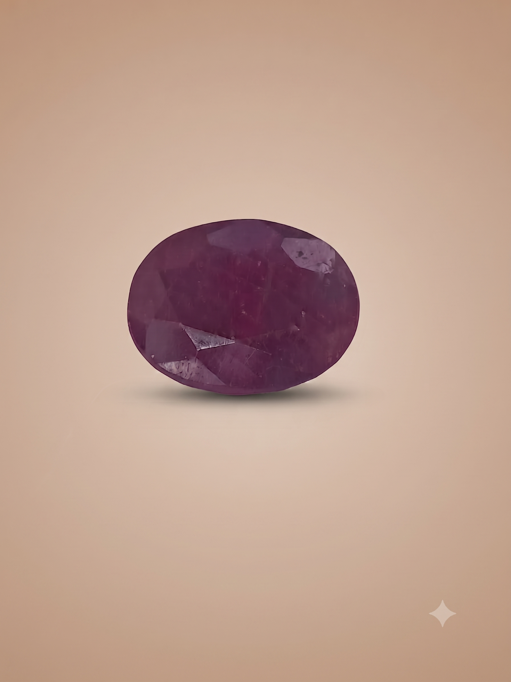 Premium 16.92 Cts Certified Natural Ruby (Manik) Oval Mixed Cut - Image 5