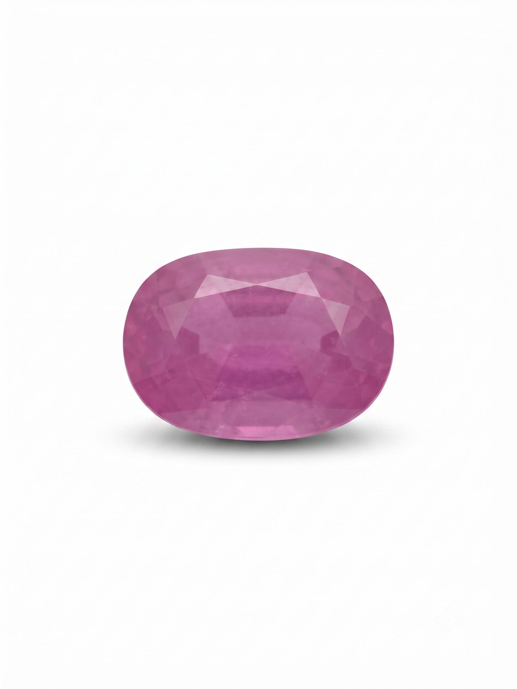 Premium 4.35 Cts Certified Natural Ruby (Manik) Oval Mixed Cut - Image 4