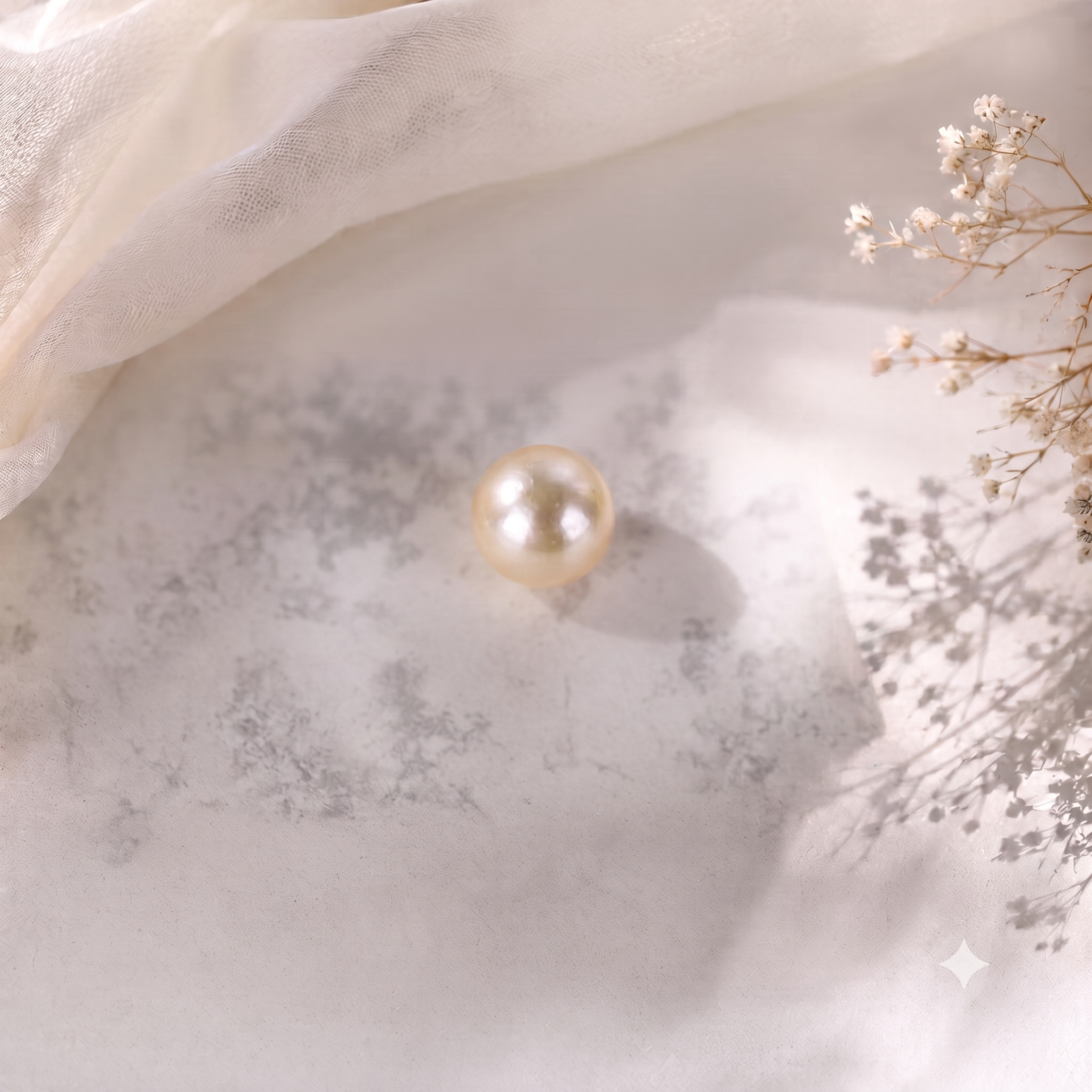 Natural White Pearl Round Gemstone – 6.10 Carats - Image 5