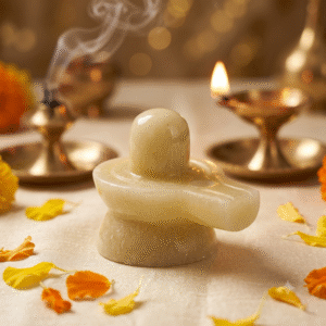 Natural Yellow Jade Shiva Lingam | Handcrafted Shivling for Home Temple, Meditation, Vastu & Spiritual Worship