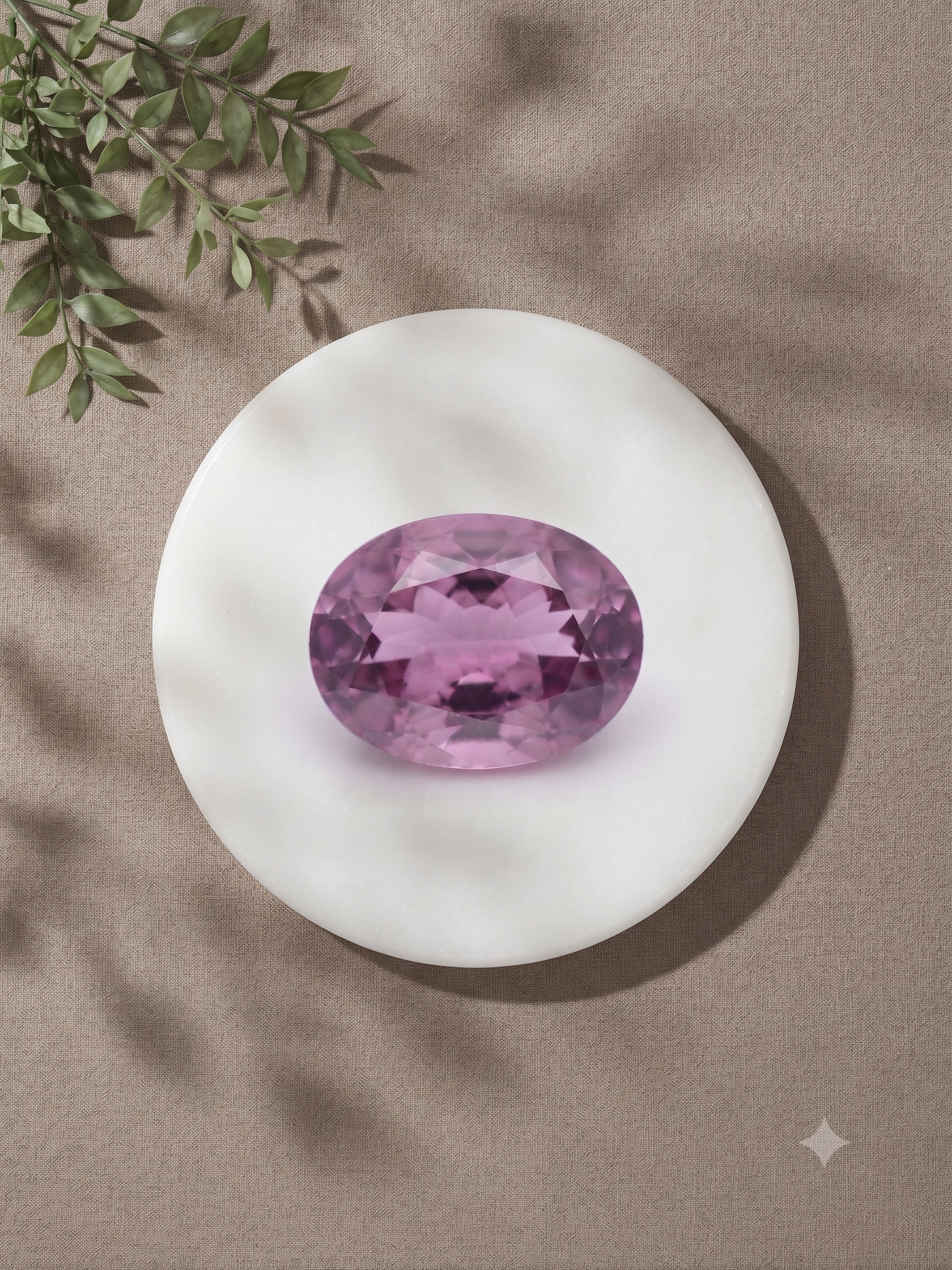 Natural Amethyst (Jamunia) Gemstone – 9.57 Carat Certified Oval Mixed Cut Purple Quartz Stone - Image 6