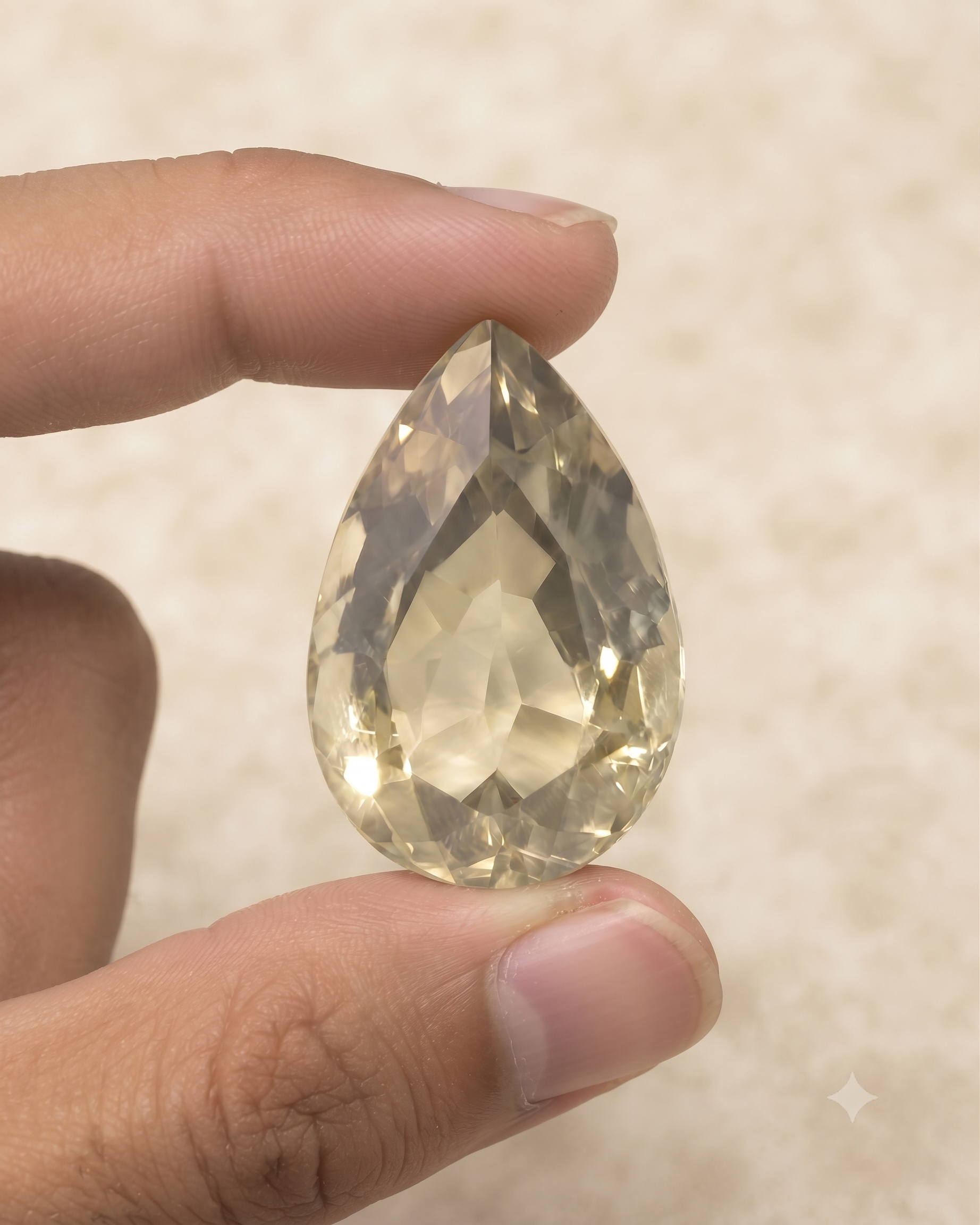Natural Smoky Quartz Pear Cut Gemstone – 19.70 Ct - Image 5