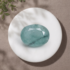 Natural Emerald (Panna) – 3.65 Carat IGI Certified Oval Mixed Cut Green Emerald