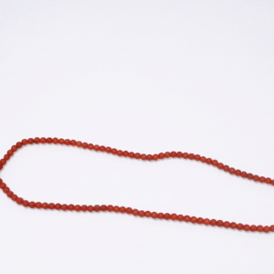 Natural Red Coral (Moonga) Jap Mala | 108 Beads Prayer Necklace | Handmade Spiritual Meditation Mala