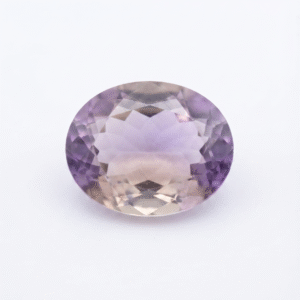 Natural Amethyst (Katela) Gemstone – 12.12 Carat Certified Oval Mixed Cut Purple Quartz