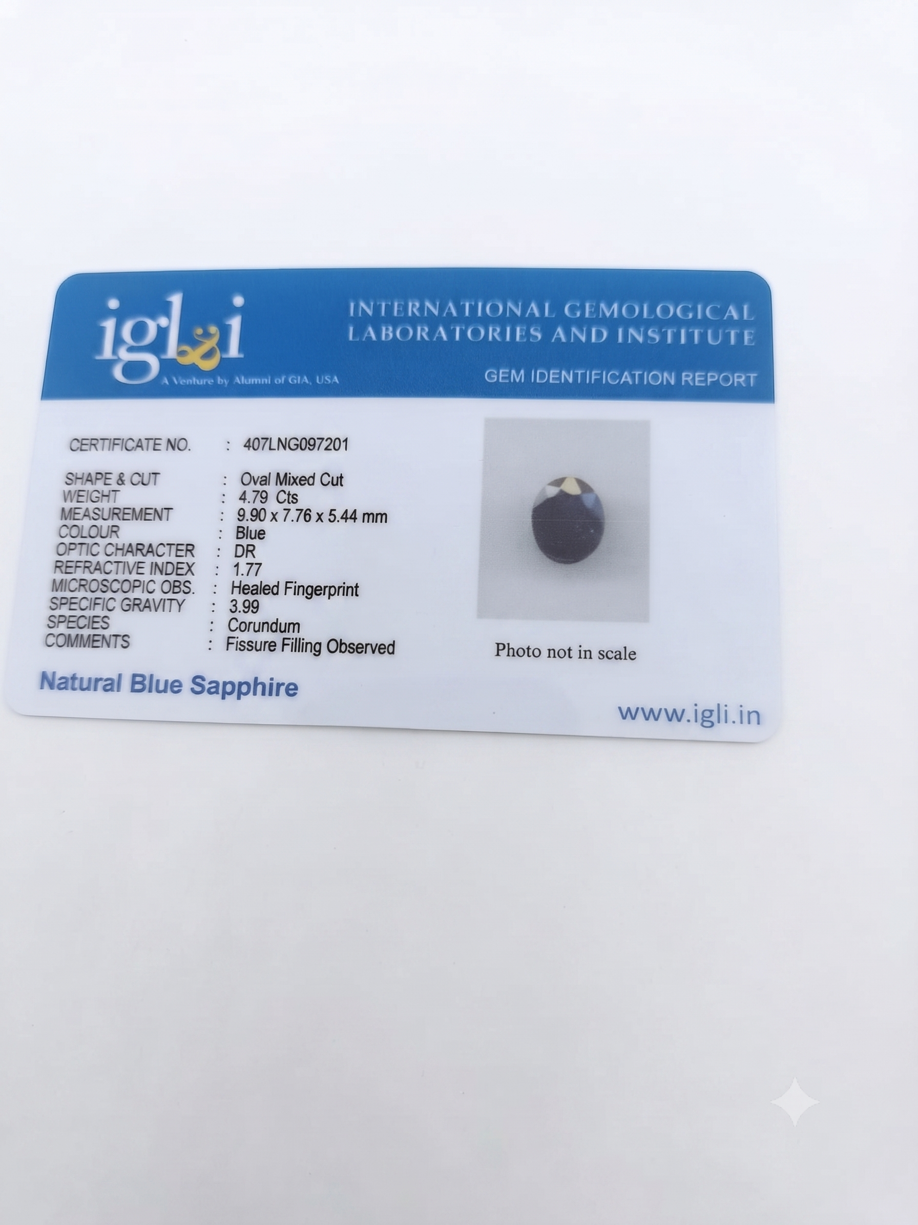 Natural Blue Sapphire (Neelam) – Product Listing - Image 8