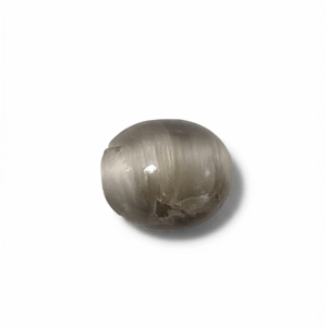 Natural Cat's Eye (Quartz) Gemstone – 5.69 Carats | Certified Greyish Black Cat's Eye