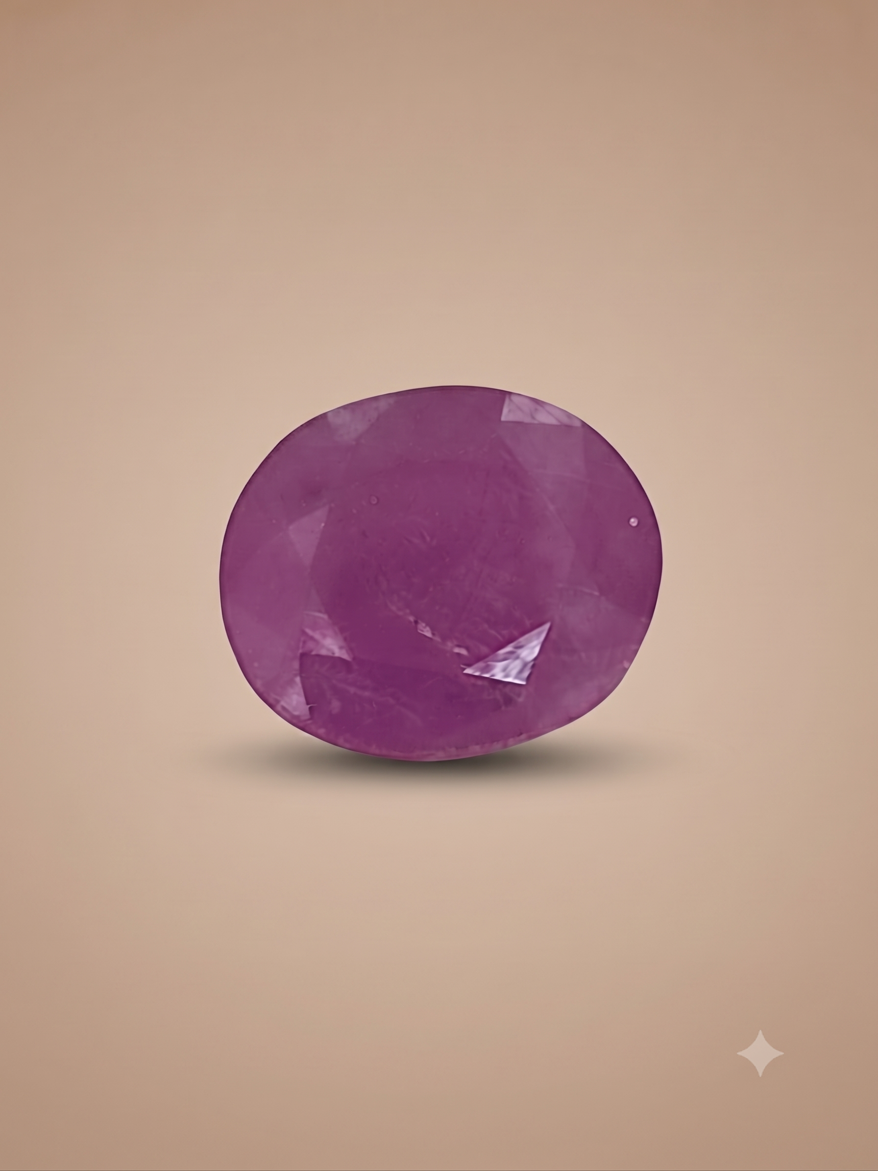 Premium 5.97 Cts Certified Natural Ruby (Manik) Oval Mixed Cut - Image 5