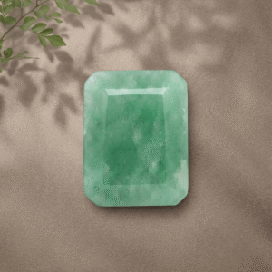 Natural Emerald (Panna) Gemstone – 9.52 Carat Certified Octagonal Step Cut Green Emerald