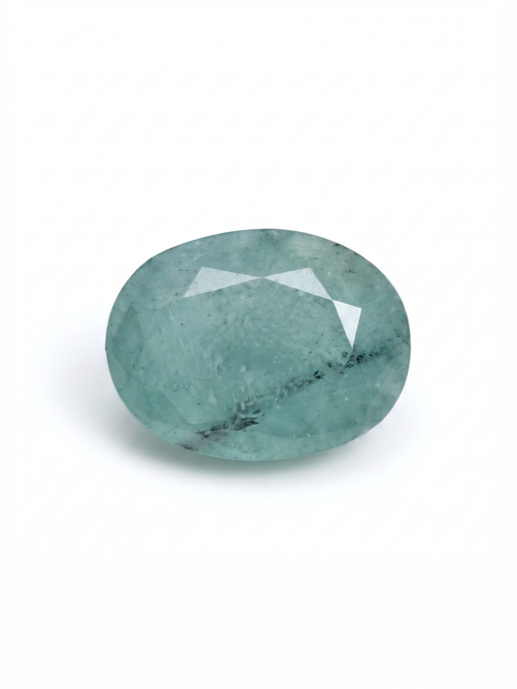 Natural Emerald (Panna) – 3.65 Carat IGI Certified Oval Mixed Cut Green Emerald - Image 2