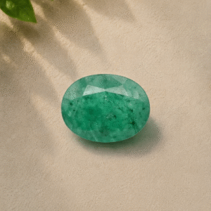 Natural Emerald (Panna) Oval Cabochon – 3.13 Carat Certified Gemstone