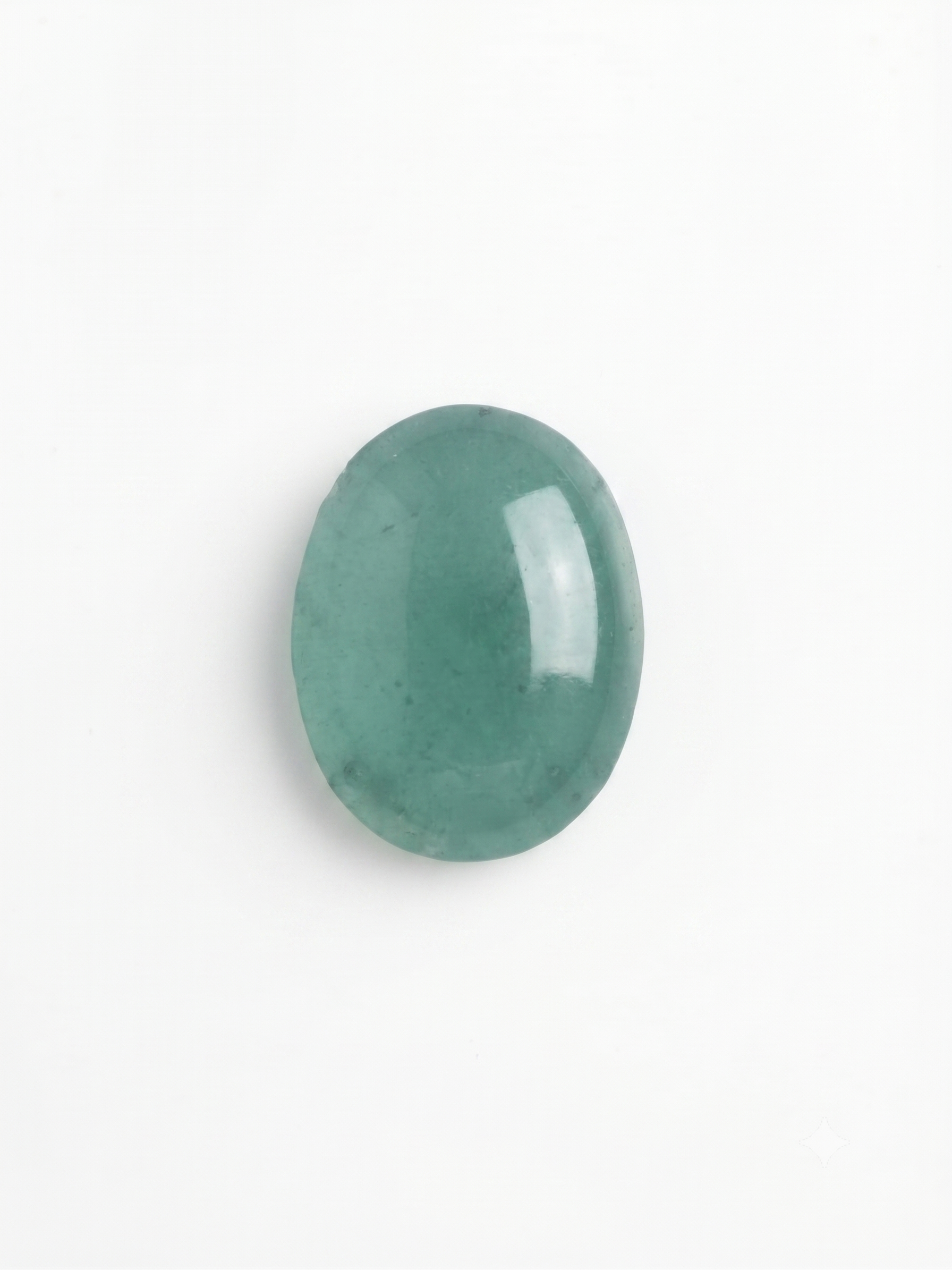 Natural Certified Emerald (Panna) Oval Cabochon Gemstone – 3.32 Carat | IGI Certified - Image 3