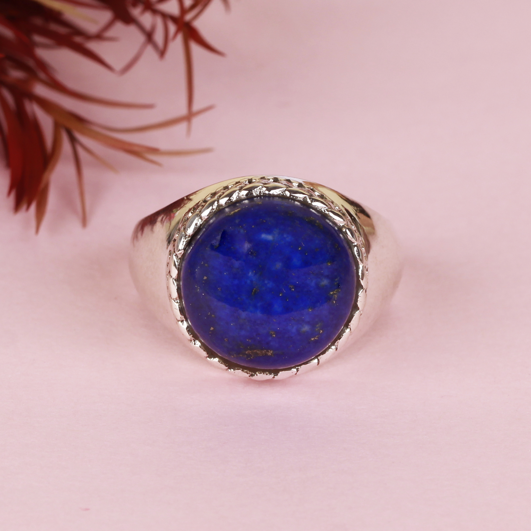 Natural Lapis Lazuli Gemstone Ring – 36.30 Ct