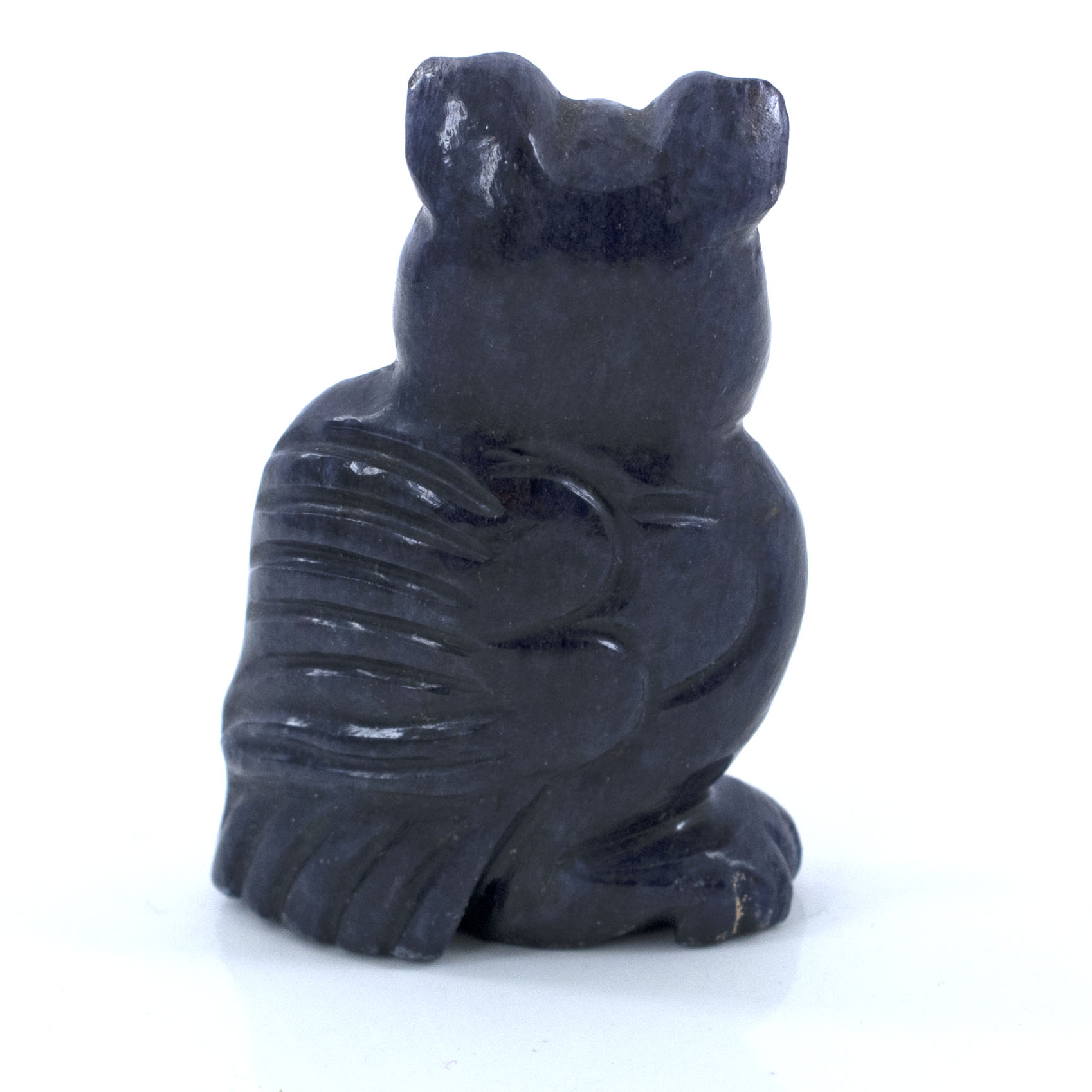 Natural Black Obsidian Owl Crystal Carving – Handcrafted Healing Gemstone Owl for Protection & Wisdom - Image 3