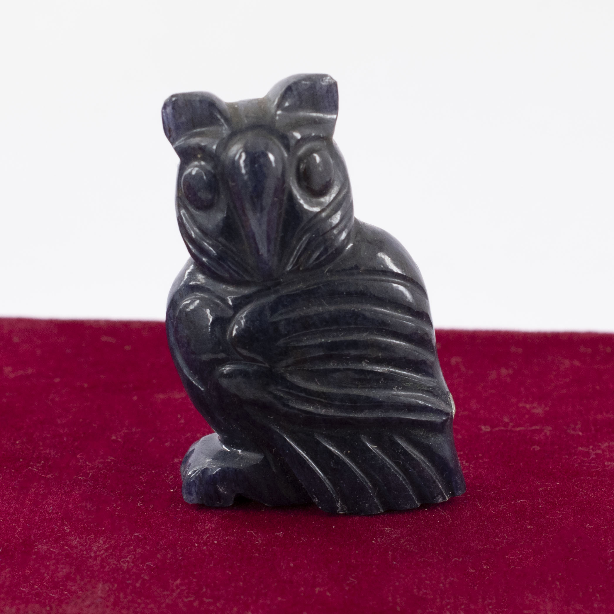Natural Black Obsidian Owl Crystal Carving – Handcrafted Healing Gemstone Owl for Protection & Wisdom - Image 2