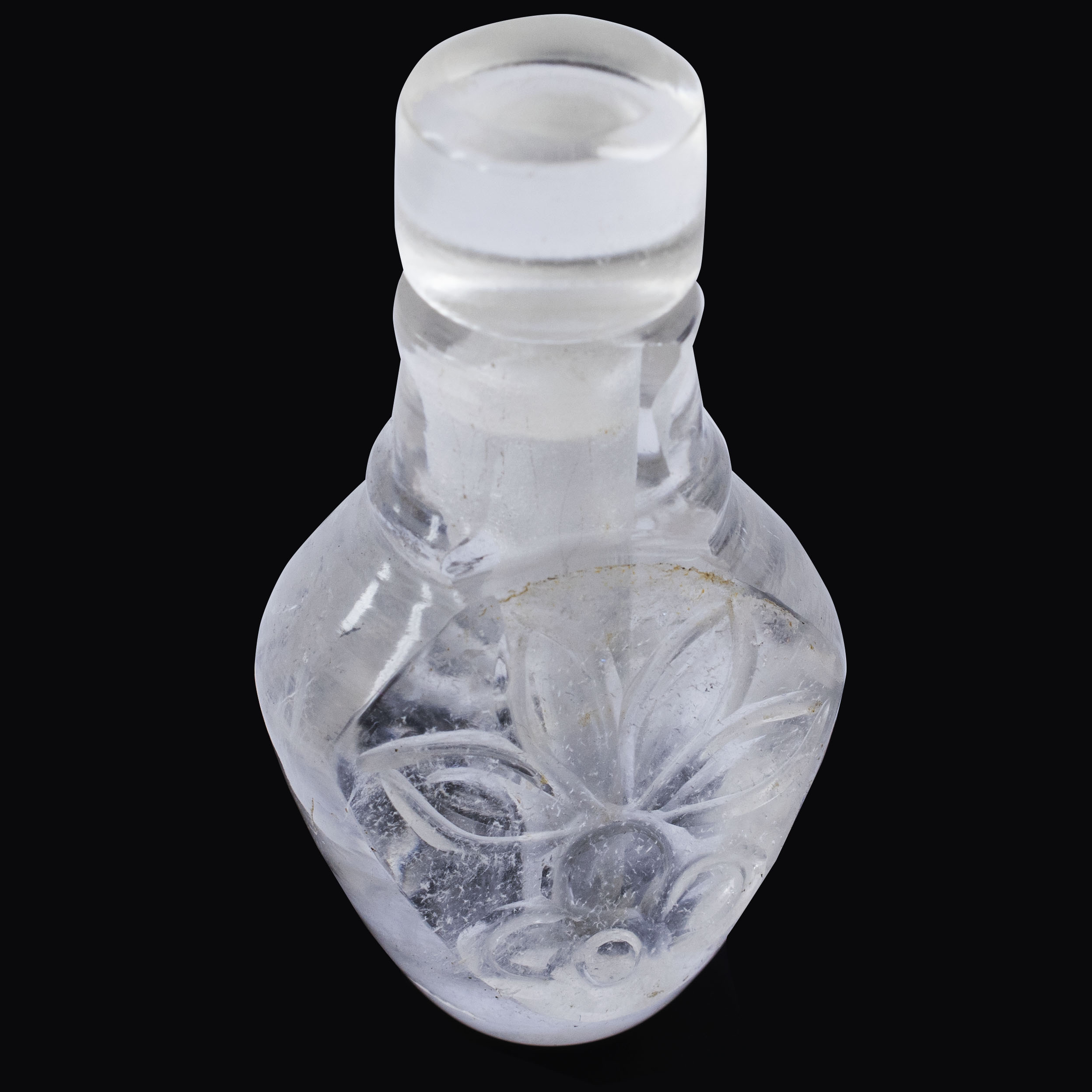 Crystal Quartz Perfume Bottle – Natural Healing Gemstone Bottle - Image 2