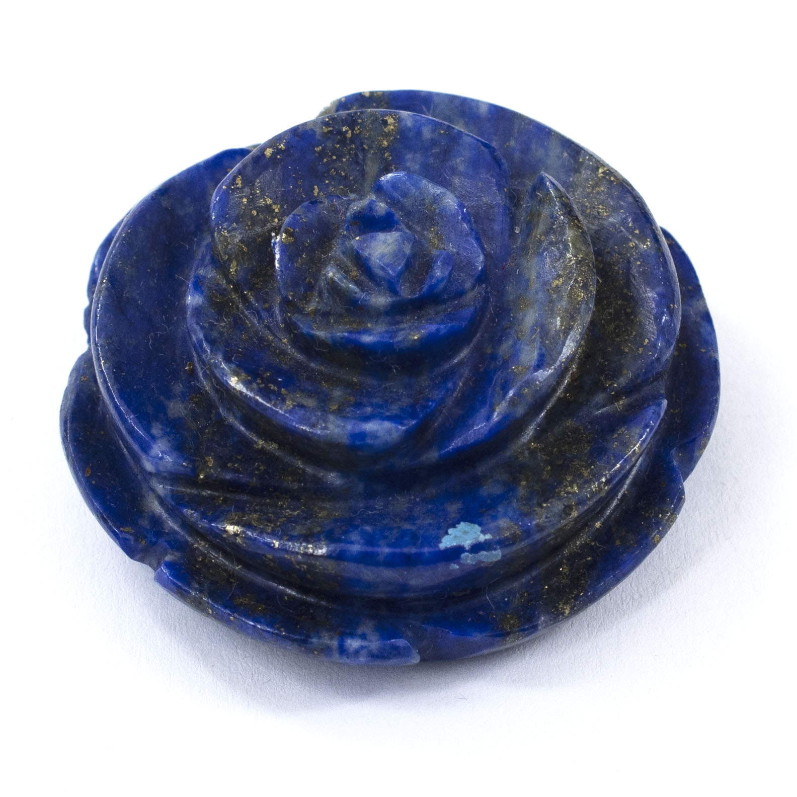 Natural Lapis Lazuli Hand Carved Rose Flower | Healing Crystal Rose for Love, Harmony & Home Décor - Image 3