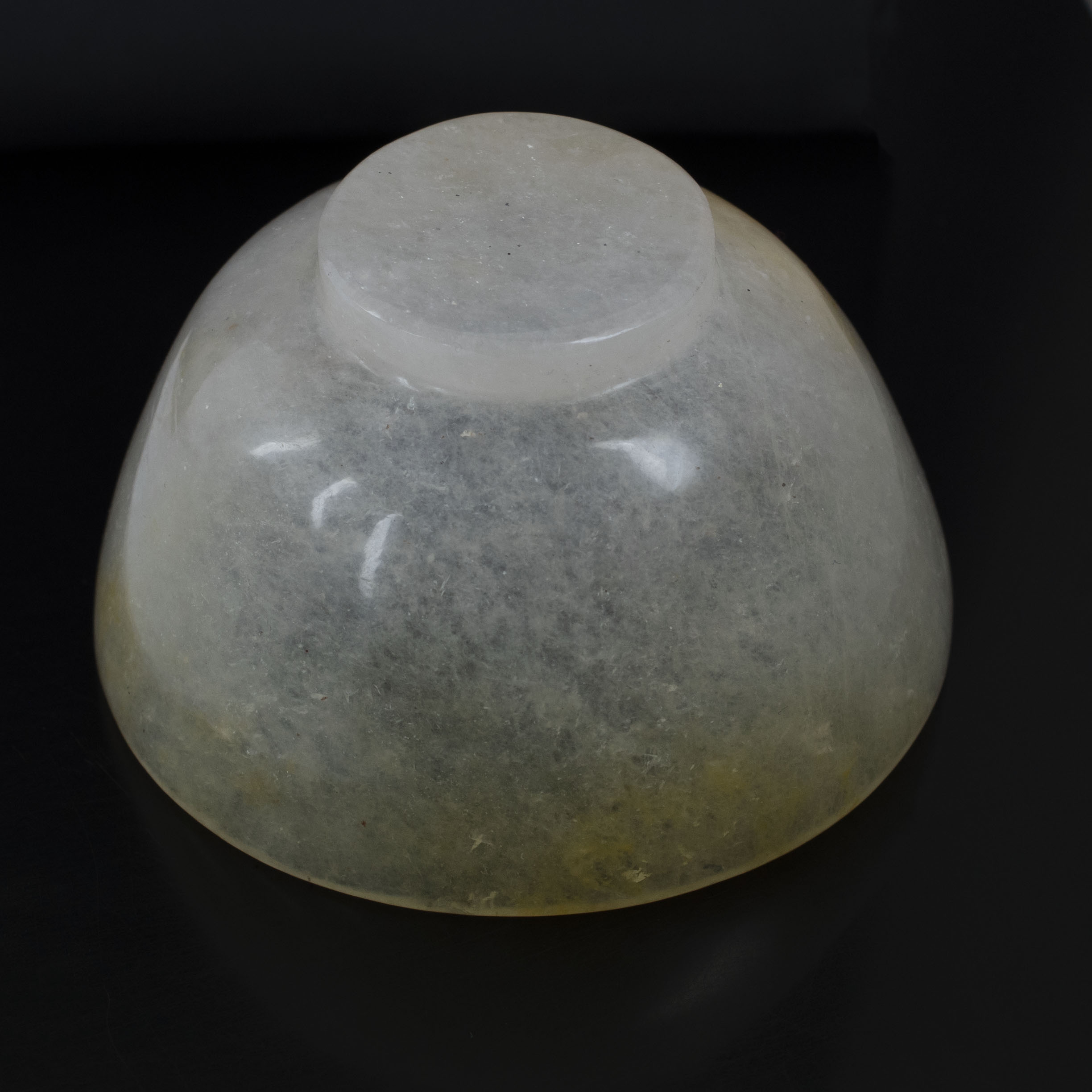 Natural White Whale Golden Quartz Hand Carved Healing Bowl | Crystal Energy Bowl for Meditation & Home Décor - Image 2