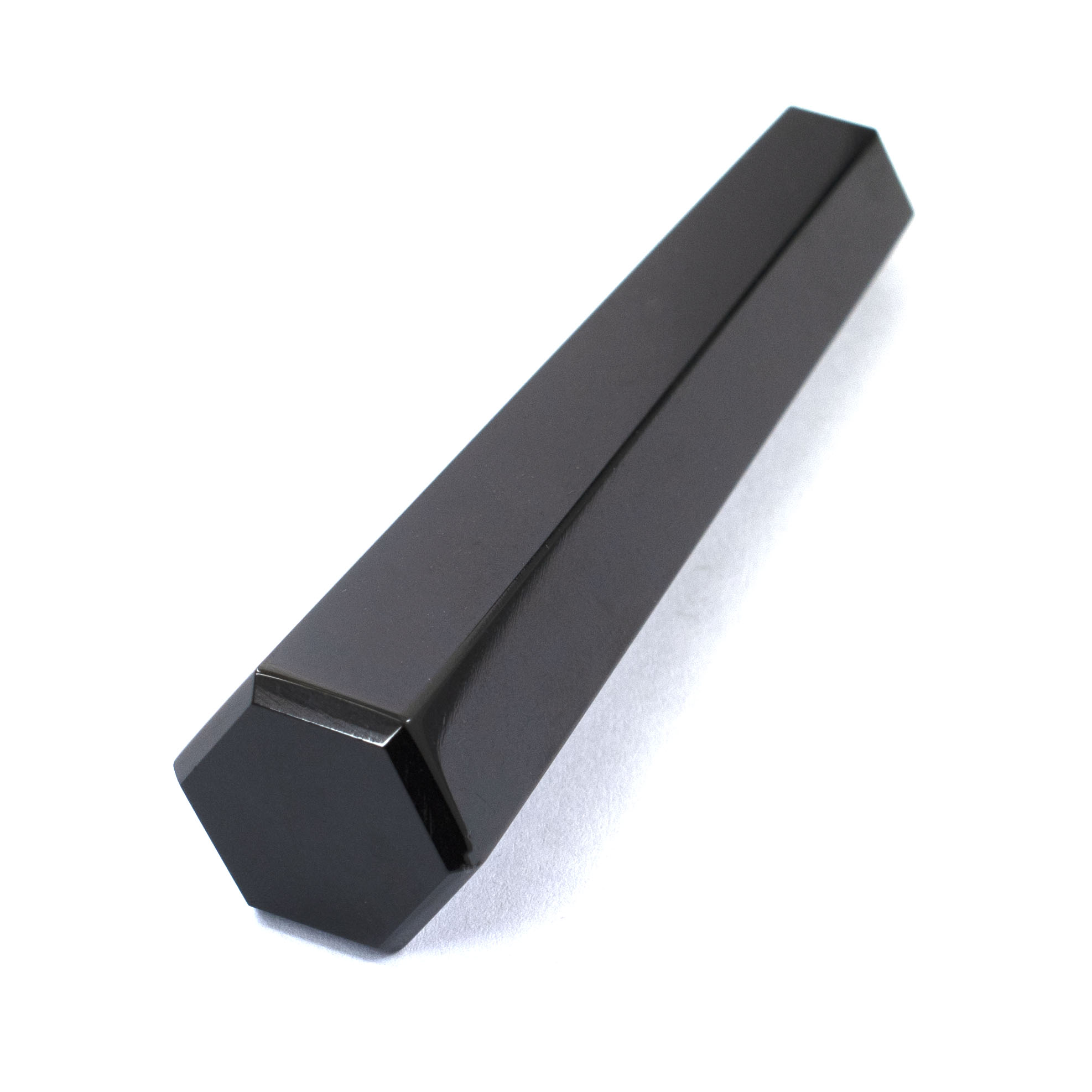 Natural Black Obsidian Crystal Tower Point | Hand Polished Healing Obelisk for Protection & Energy Cleansing